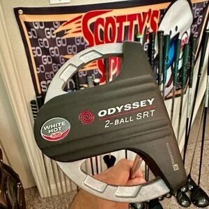 Odyssey White Hot 2 Ball SRT Putter RH 34” New Grip Comes With Headcover